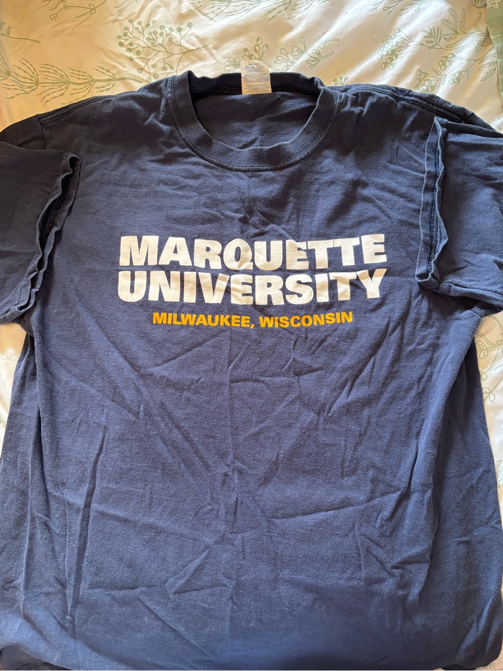 Navy Marquette Tshirt
